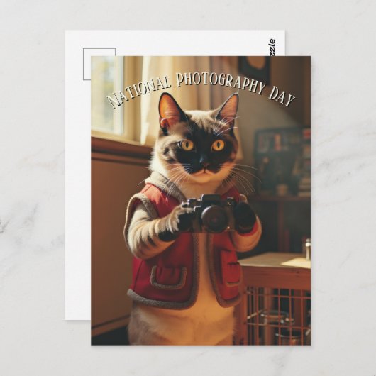 Werelddag van de fotografie briefkaart (Voorkant / Achterkant)