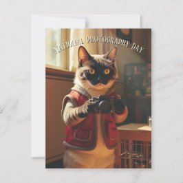 Werelddag van de fotografie briefkaart