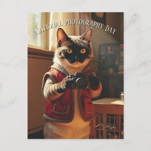 Werelddag van de fotografie briefkaart (Voorkant)