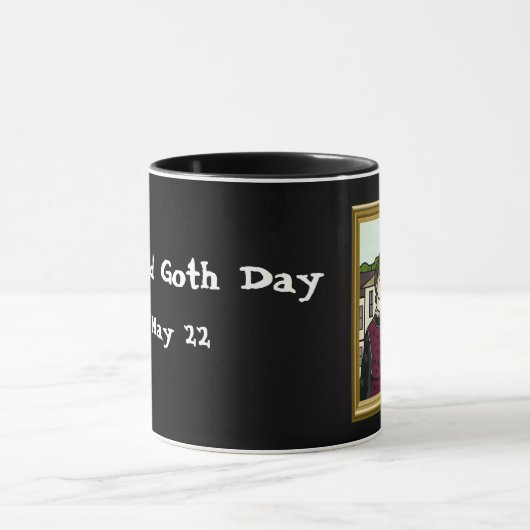 Werelddag van de Gothic Amerikaanse Gotische Mok (Midden)
