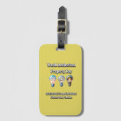 Werelddag van de Intellectuele Eigendom: Bescherm Bagagelabel (Voorkant (verticaal))