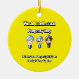 Werelddag van de Intellectuele Eigendom: Bescherm  Keramisch Ornament