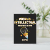 Werelddag van de Intellectuele Eigendom Briefkaart (Staand voorkant)