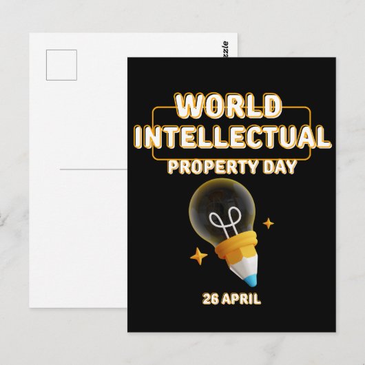 Werelddag van de Intellectuele Eigendom Briefkaart (Voorkant / Achterkant)