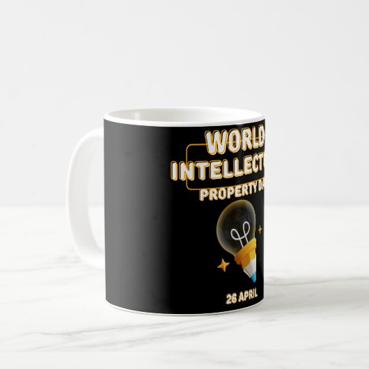 Werelddag van de Intellectuele Eigendom Koffiemok (Voorkant links)