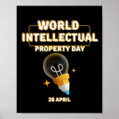 Werelddag van de Intellectuele Eigendom Poster (Voorkant)