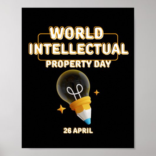 Werelddag van de Intellectuele Eigendom Poster (Voorkant)