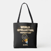 Werelddag van de Intellectuele Eigendom Tote Bag (Achterkant)
