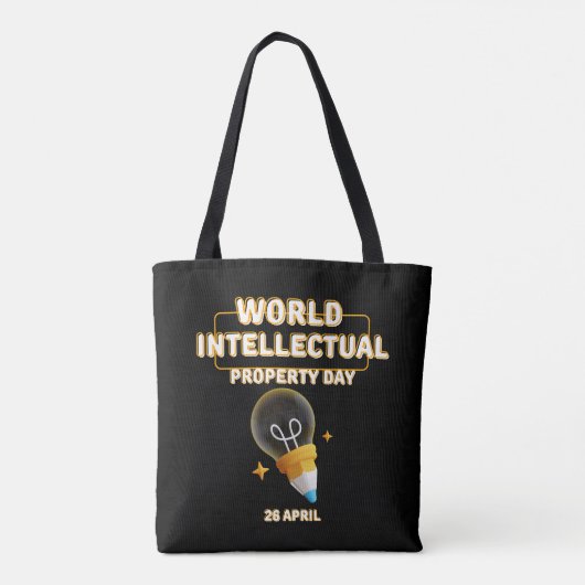 Werelddag van de Intellectuele Eigendom Tote Bag (Achterkant)