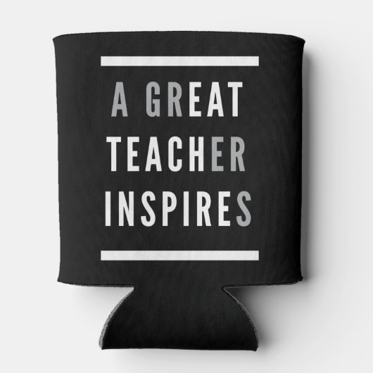 Werelddag van de Internationale Teachers Eat Teach Blikjeskoeler (Achterkant)