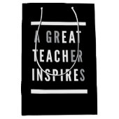 Werelddag van de Internationale Teachers Eat Teach Medium Cadeauzakje (Voorkant)