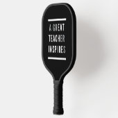 Werelddag van de Internationale Teachers Eat Teach Pickleball Paddle (Links)