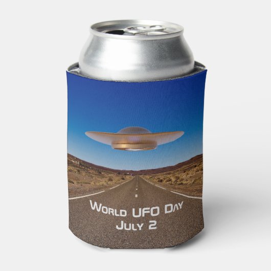 Werelddag van de UFO Blikjeskoeler (Blikje Voorkant)