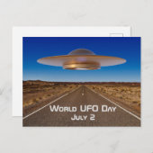 Werelddag van de UFO Briefkaart (Voorkant / Achterkant)