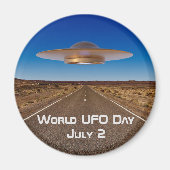 Werelddag van de UFO Magneet (Voorkant)