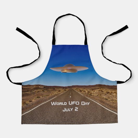 Werelddag van de UFO Schort (Voorkant)