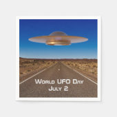 Werelddag van de UFO Servet (Voorkant)