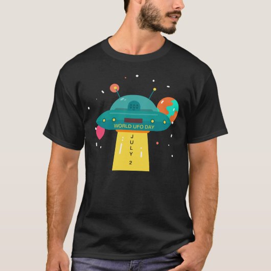 Werelddag van de UFO T-shirt (Voorkant)