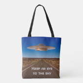 Werelddag van de UFO Tote Bag (Achterkant)