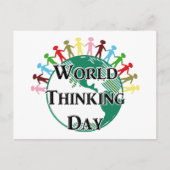 Werelddag van denken briefkaart (Voorkant)