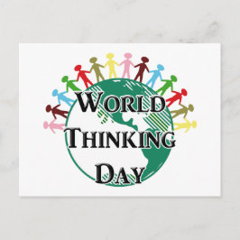 Werelddag van denken briefkaart