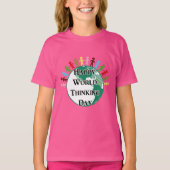 Werelddag van denken t-shirt (Voorkant)