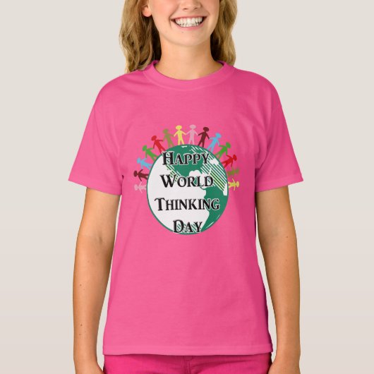 Werelddag van denken t-shirt (Voorkant)