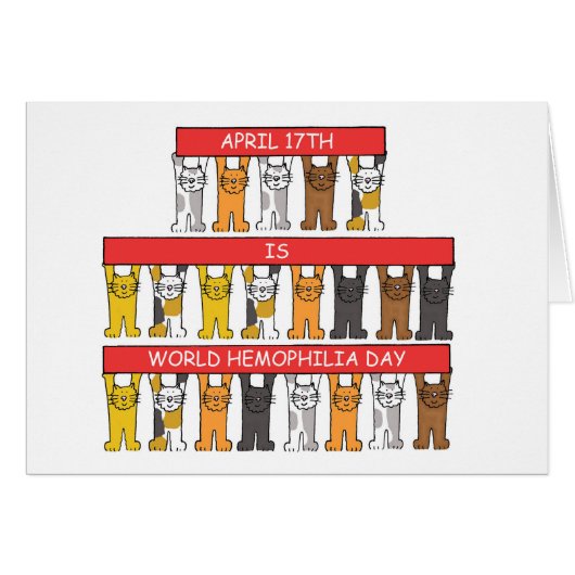 Werelddag van hemofilie 17 april (Voorkant Horizontaal)