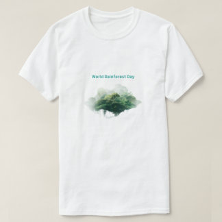 Werelddag van het regenwoud t-shirt