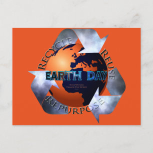 Werelddag verandering op Aarde Briefkaart