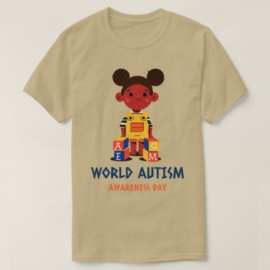 werelddag voor autisme t-shirt (Design voorkant)