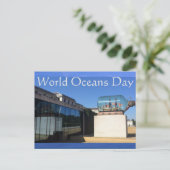 Werelddag voor de Oceanen Briefkaart (Staand voorkant)