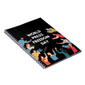 Werelddag voor de persvrijheid notitieboek (Rechterzijde)