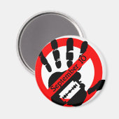 Werelddag voor de preventie van zelfmoord magneet (Voorkant / Achterkant)