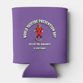 Werelddag voor de preventie van zelfmoord. Versla  Blikjeskoeler (Achterkant)