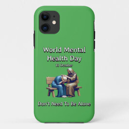 Werelddag voor geestelijke gezondheid. De geest do Case-Mate iPhone Case