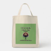 Werelddag voor geestelijke gezondheid. Onzichtbare Tote Bag (Achterkant)