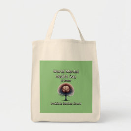 Werelddag voor geestelijke gezondheid. Onzichtbare Tote Bag