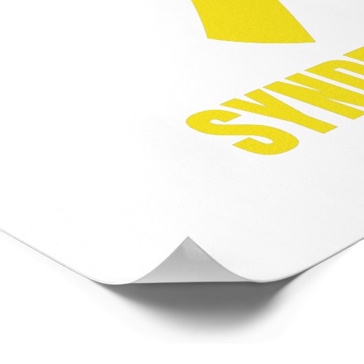 Werelddag voor het downsyndroom (2) poster (Hoek)