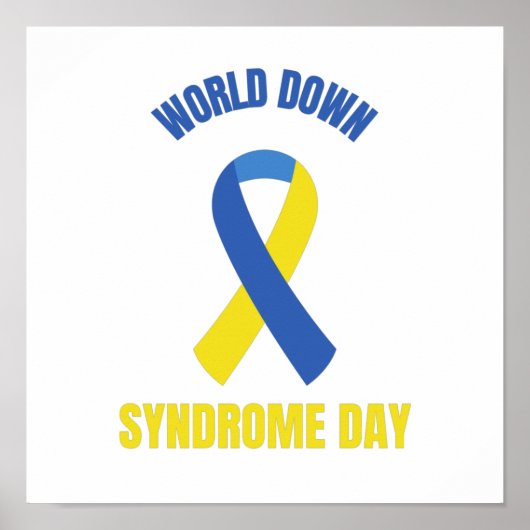 Werelddag voor het downsyndroom (2) poster (Voorkant)