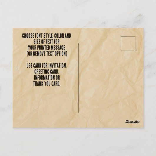 Werelddag voor tabak briefkaart (Achterkant)