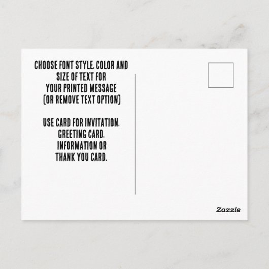 Werelddag voor tabak briefkaart (Achterkant)