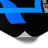 Werelddiabetesdag Type 1 Type 2-diabetesbewustzijn Poster (Hoek)