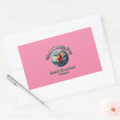 Werelddiabetesdag. Zoeter zonder suiker. Rechthoekige Sticker (Envelop)