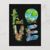 Werelddierdag - bescherming van het Shirt tegen di Briefkaart (Voorkant)