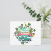 Werelddierdag Briefkaart (Staand voorkant)