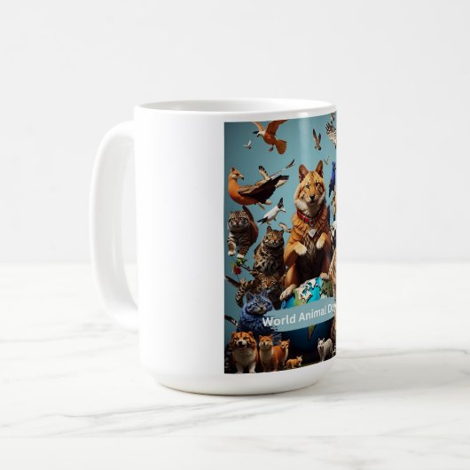 Werelddierdag Koffiemok (Voorkant links)