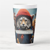 Werelddierdag Latte Mok (Voorkant)