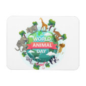 Werelddierdag Magneet (Horizontaal)