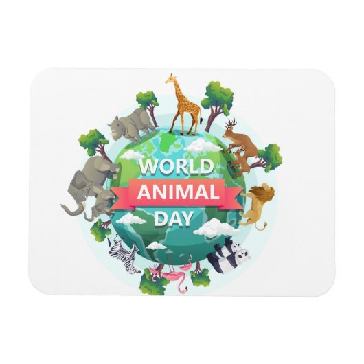 Werelddierdag Magneet (Horizontaal)